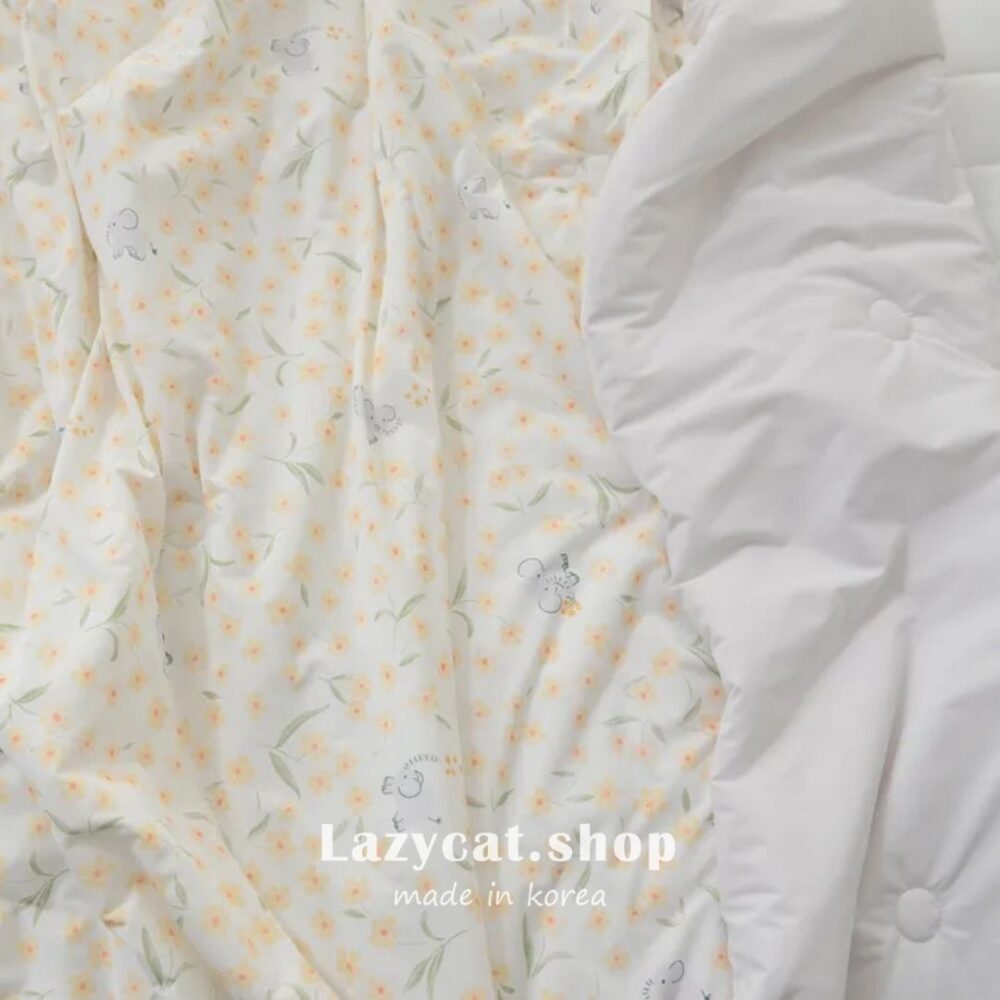 6 (預購)【韓國涼被】韓國OEM🇰🇷溫柔小象花園 -7.9度涼被