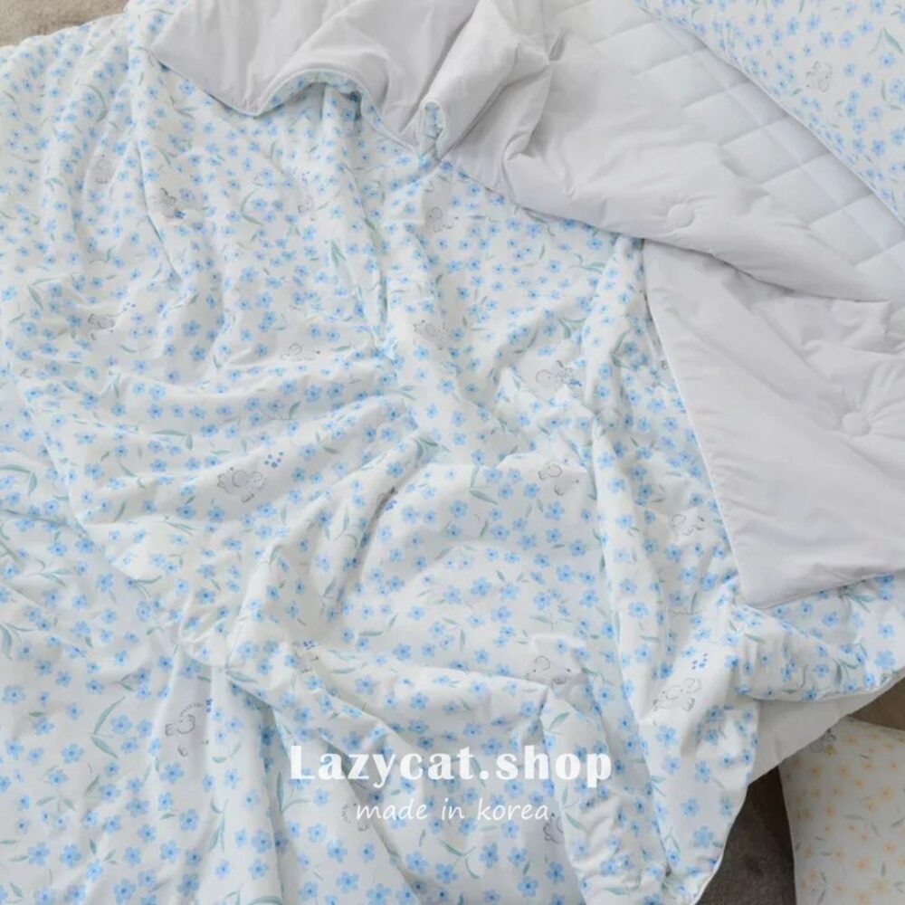 9 (預購)【韓國涼被】韓國OEM🇰🇷溫柔小象花園 -7.9度涼被
