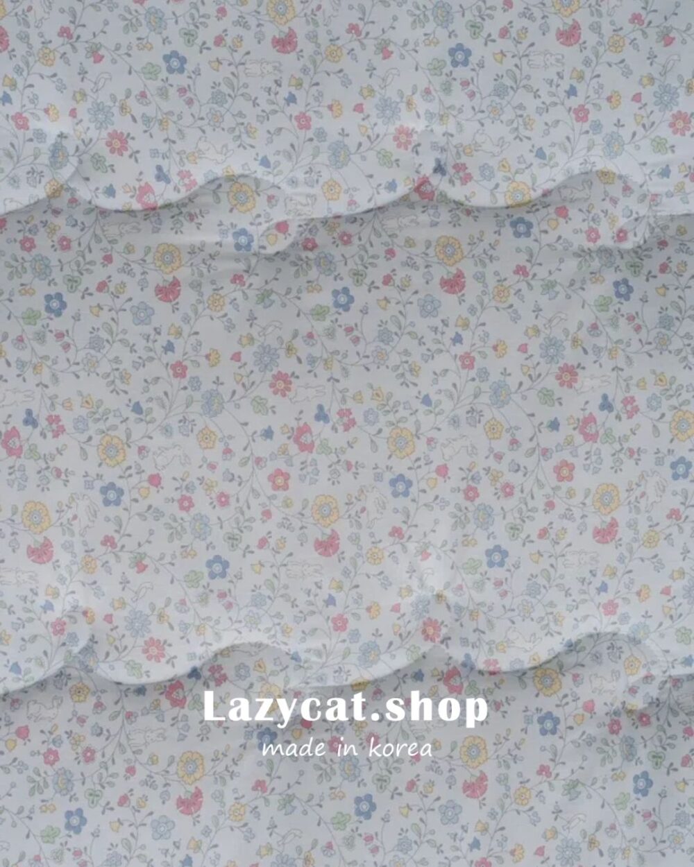 B23231AL (1) (預購)【韓國四季被】正韓🇰🇷小兔子花朵🐇薄款四季被