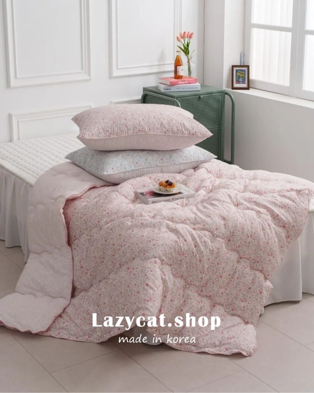 B23231AL (5) (預購)【韓國四季被】正韓🇰🇷小兔子花朵🐇薄款四季被