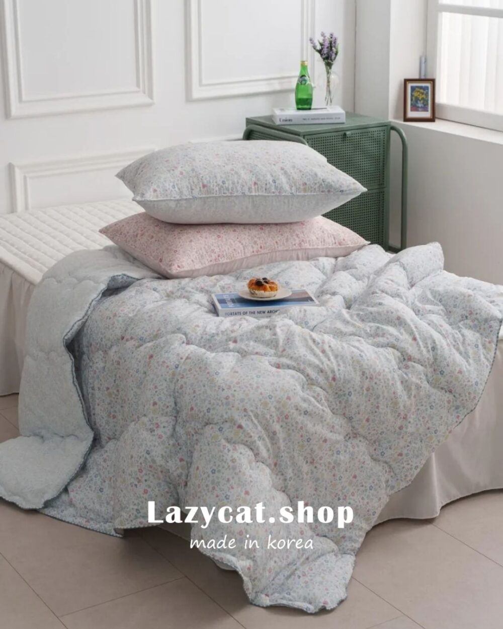 B23231AL (6) (預購)【韓國四季被】正韓🇰🇷小兔子花朵🐇薄款四季被