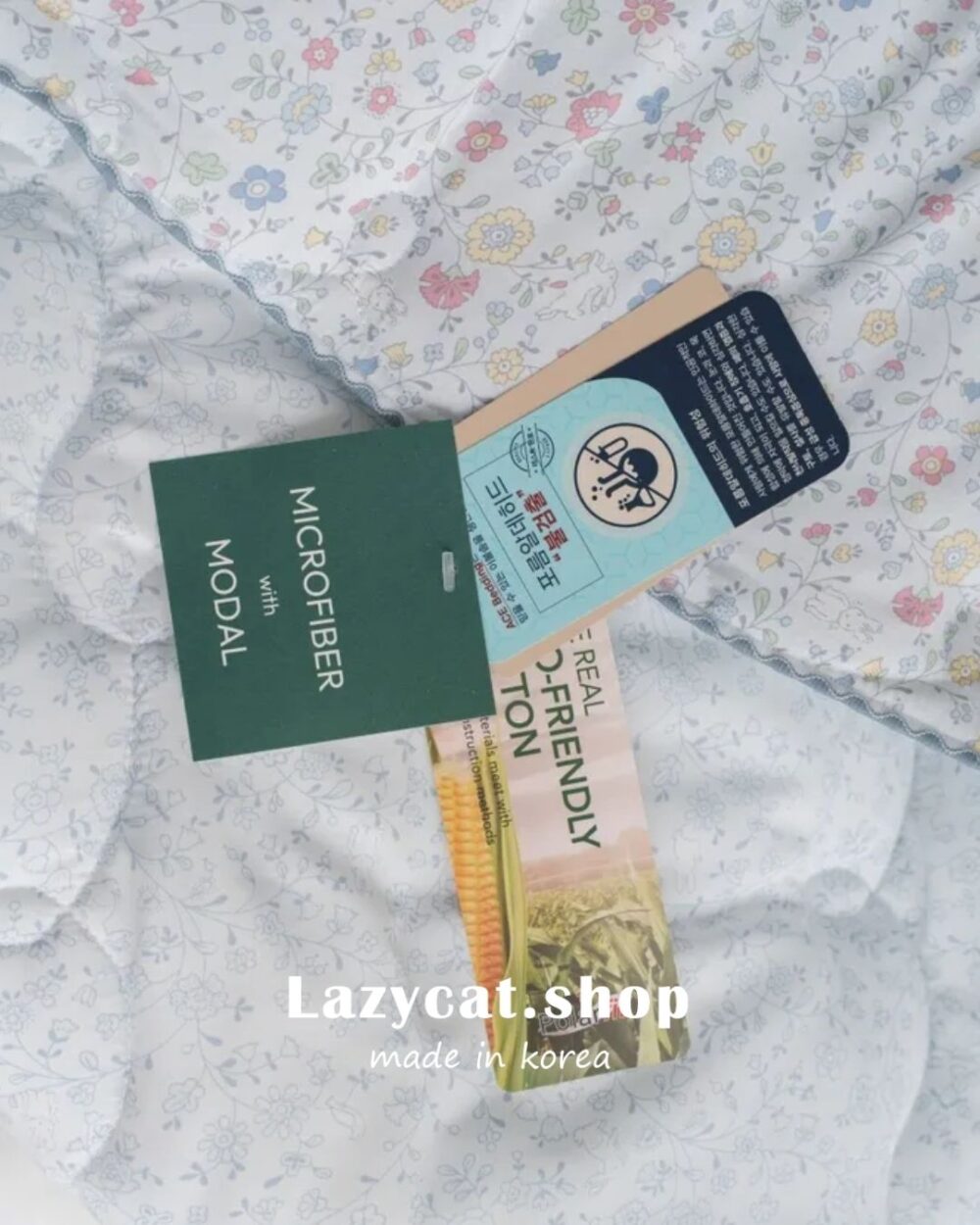 B23231AL (8) (預購)【韓國四季被】正韓🇰🇷小兔子花朵🐇薄款四季被