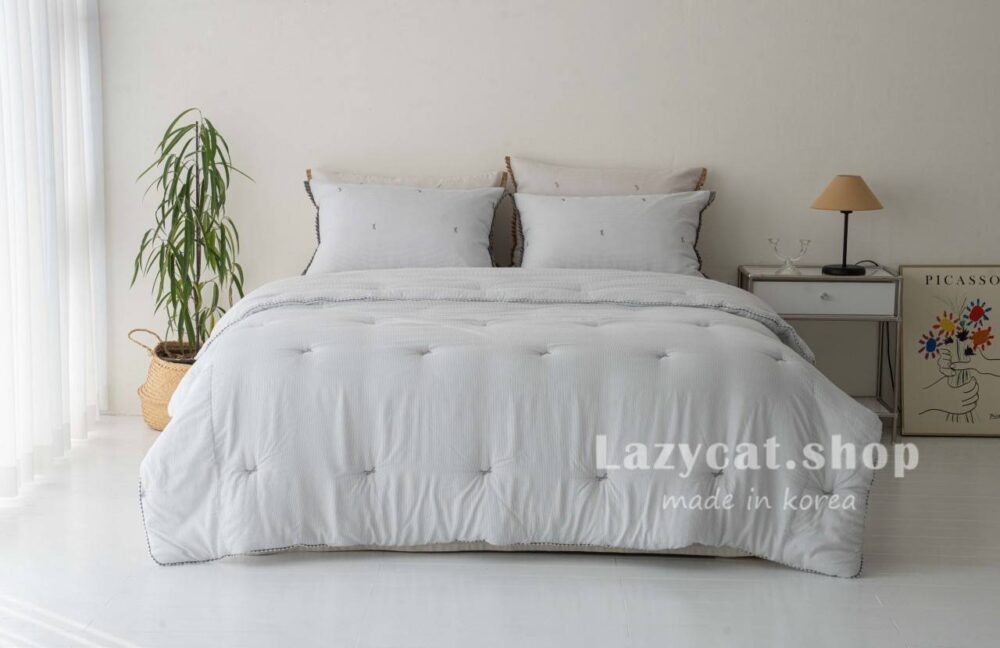 LINE_NOTE_260305_17 (預購)【韓國四季被】正韓🇰🇷刺繡蝴蝶結花邊 薄款/厚款四季被🎀