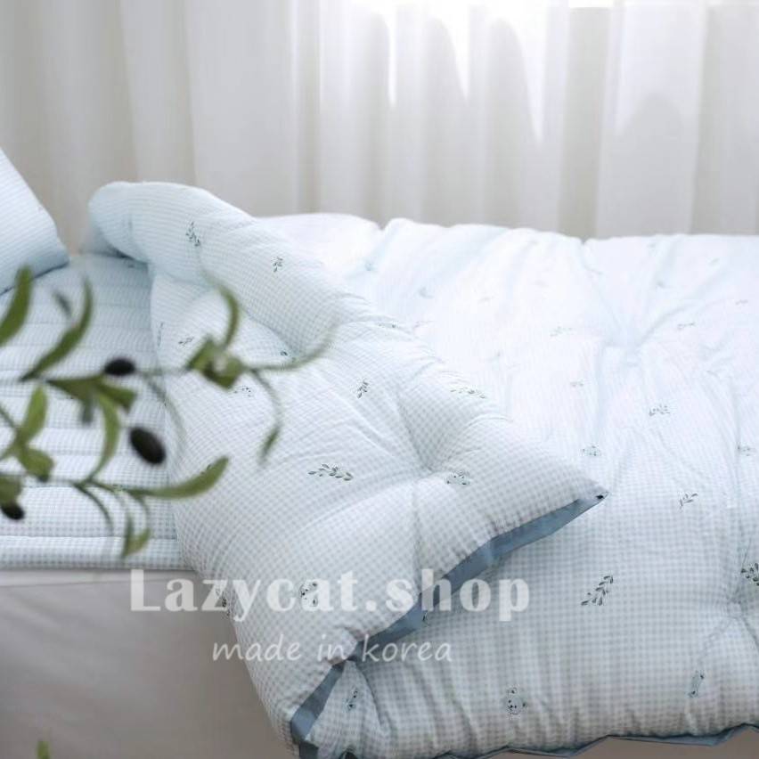 LINE_NOTE_260305_24 (預購)【韓國四季被】正韓🇰🇷格紋熊熊 薄款/厚款四季被
