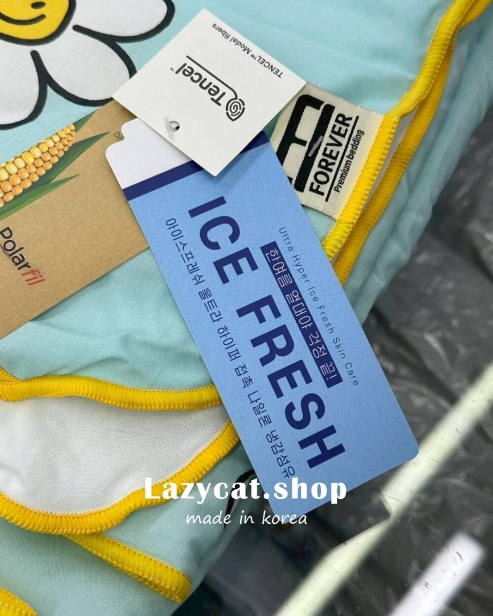 LINE_NOTE_260325_14 (預購)【韓國涼被】正韓🇰🇷涼感童趣雛菊🧊天絲涼被