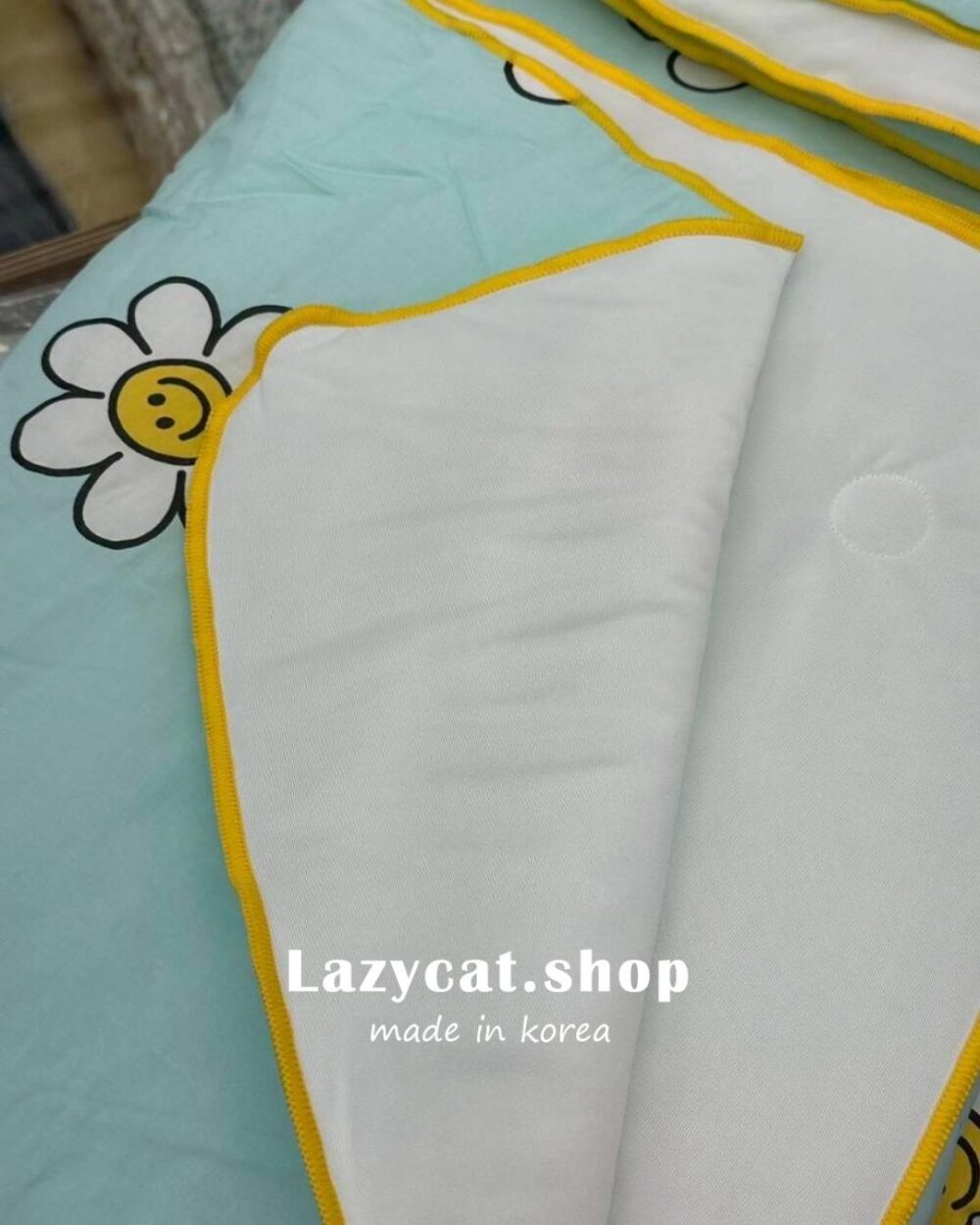 LINE_NOTE_260325_15 (預購)【韓國涼被】正韓🇰🇷涼感童趣雛菊🧊天絲涼被