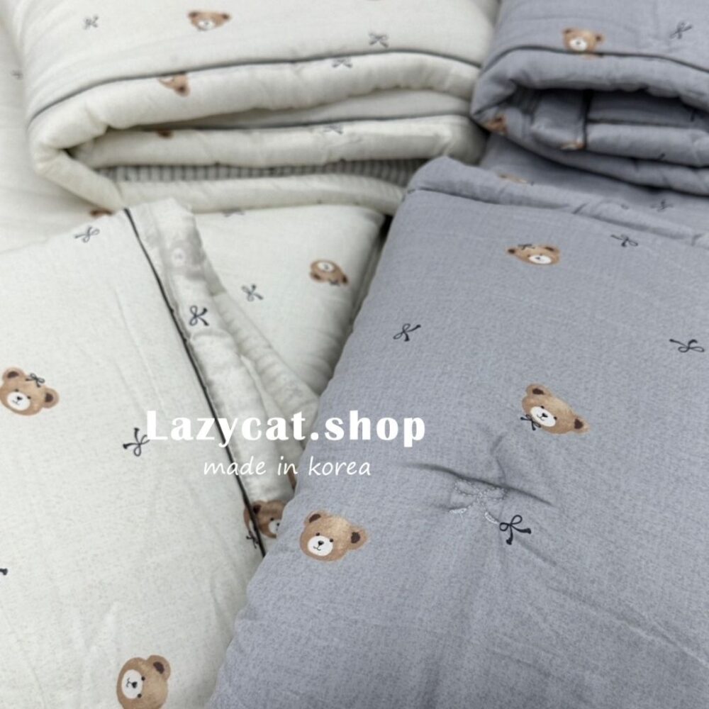 (預購)【韓國四季被】正韓🇰🇷小熊蝴蝶結 薄款四季被