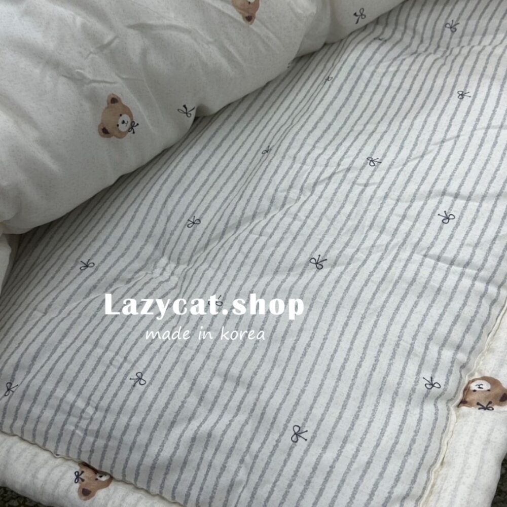 LINE_NOTE_260325_5 (預購)【韓國四季被】正韓🇰🇷小熊蝴蝶結 薄款四季被