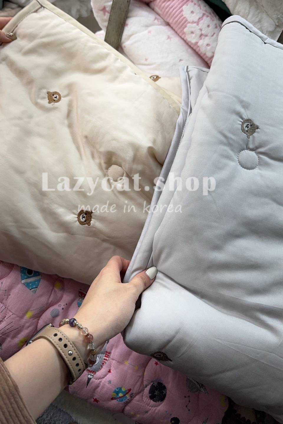 LINE_NOTE_260326_31 (預購)【韓國四季被】正韓🇰🇷刺繡熊頭 薄款四季被🐻#熱賣款