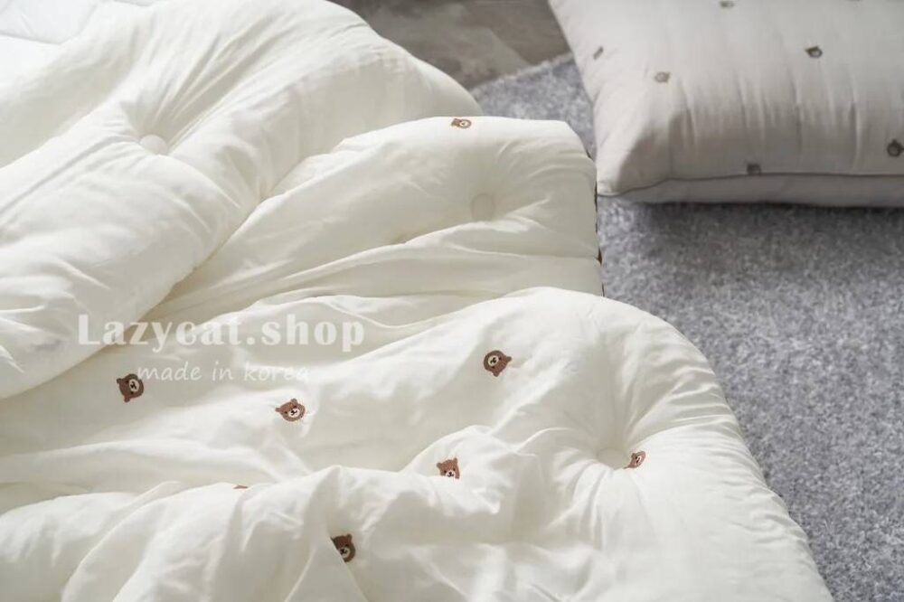 LINE_NOTE_260326_42 (預購)【韓國四季被】正韓🇰🇷刺繡熊頭 厚款四季被🐻#熱賣款