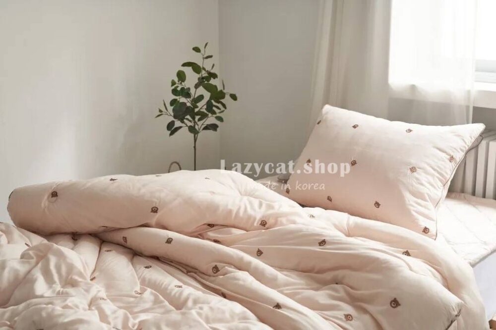 LINE_NOTE_260326_44 (預購)【韓國四季被】正韓🇰🇷刺繡熊頭 厚款四季被🐻#熱賣款