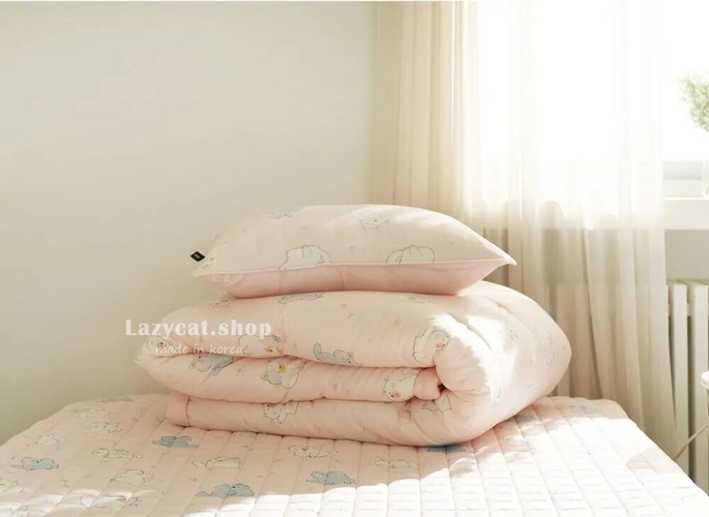 LINE_NOTE_260326_49 (預購)【韓國四季被】正韓🇰🇷超可愛小胖貓 薄款四季被