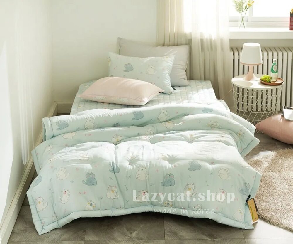 LINE_NOTE_260326_53 (預購)【韓國四季被】正韓🇰🇷超可愛小胖貓 薄款四季被