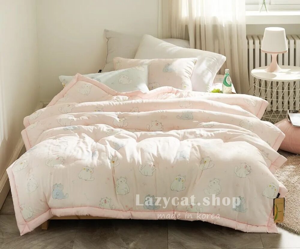 LINE_NOTE_260326_54 (預購)【韓國四季被】正韓🇰🇷超可愛小胖貓 薄款四季被