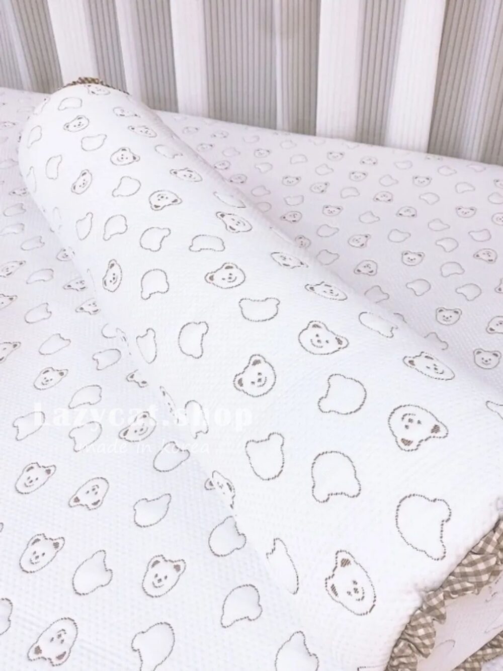 LINE_NOTE_260330_11 (預購)【韓國床墊】正韓🇰🇷涼感笑臉小熊 涼感降溫床墊🧊