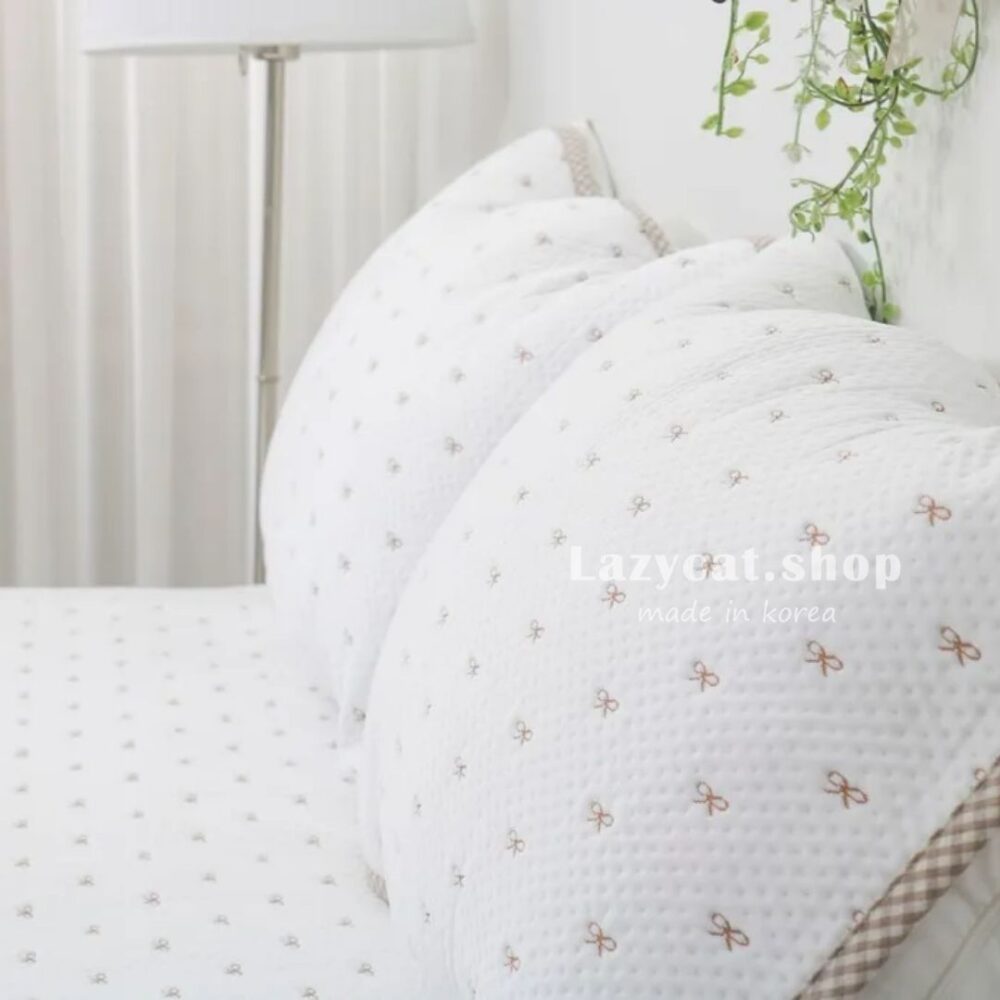 LINE_NOTE_260330_4 (預購)【韓國床墊】正韓🇰🇷涼感點點蝴蝶結 涼感降溫床墊🧊