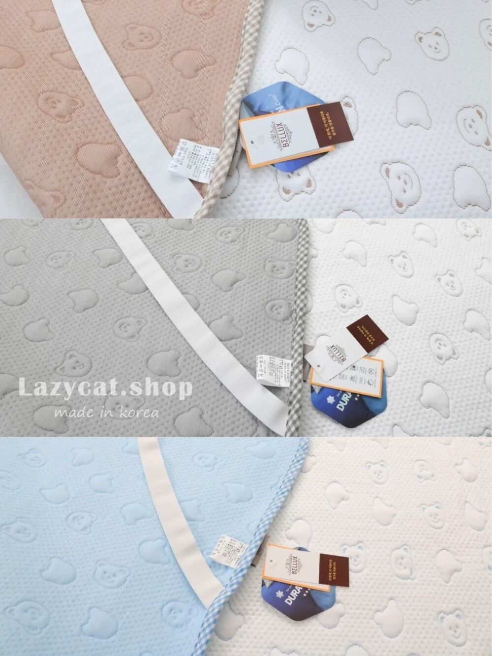 LINE_NOTE_260330_7 (預購)【韓國床墊】正韓🇰🇷涼感笑臉小熊 涼感降溫床墊🧊