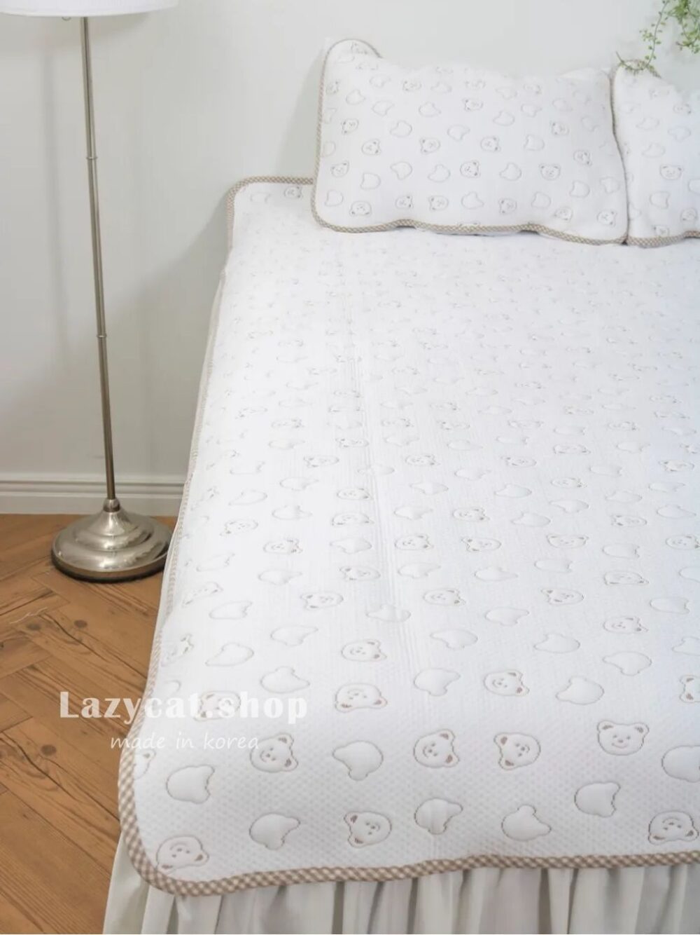 LINE_NOTE_260330_9 (預購)【韓國床墊】正韓🇰🇷涼感笑臉小熊 涼感降溫床墊🧊