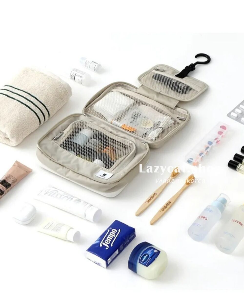 LINE_NOTE_260331_5 (預購)【韓國居家】韓國🇰🇷Branden第2代 吊掛三層盥洗包/擴充化妝包