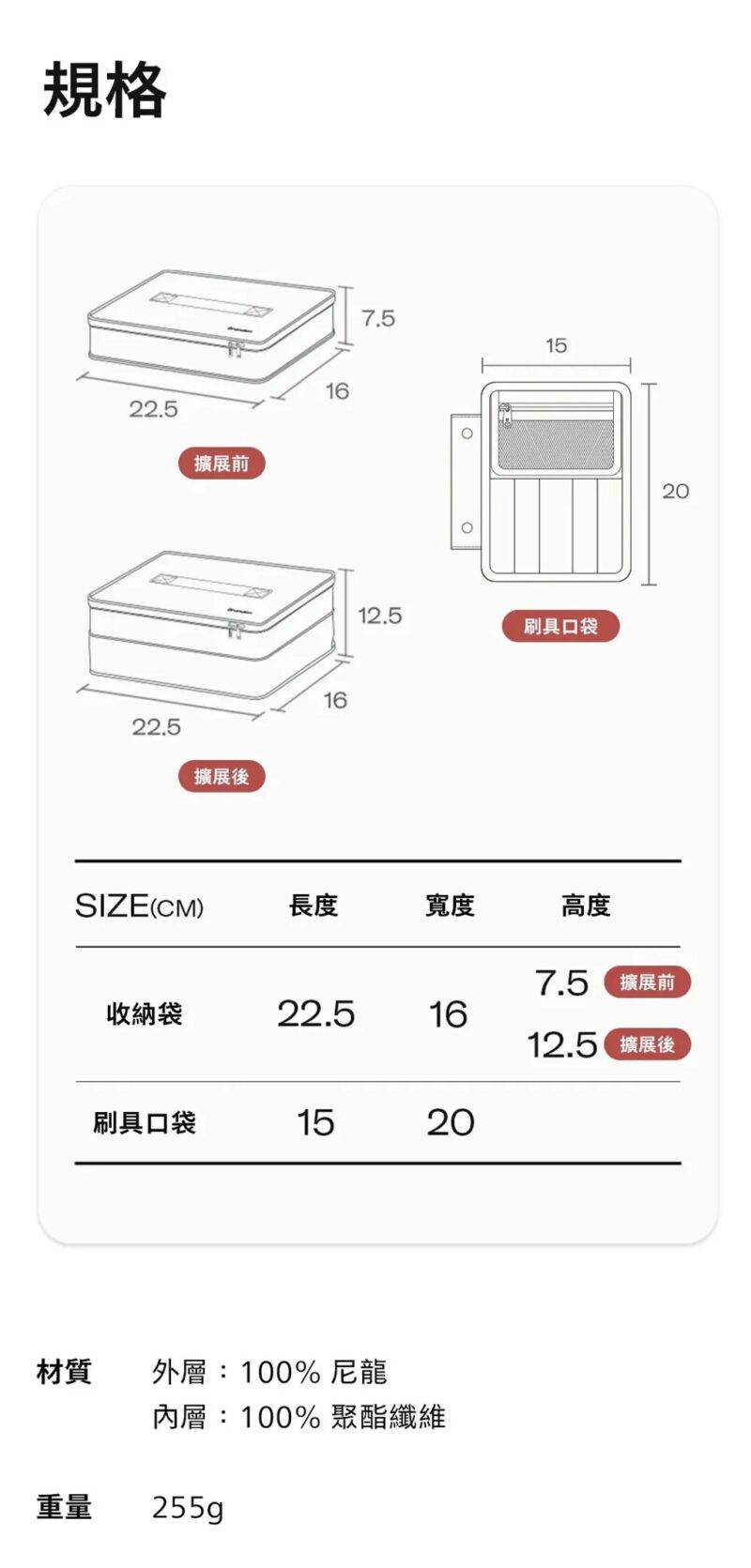 (預購)【韓國居家】韓國🇰🇷Branden第2代 吊掛三層盥洗包/擴充化妝包
