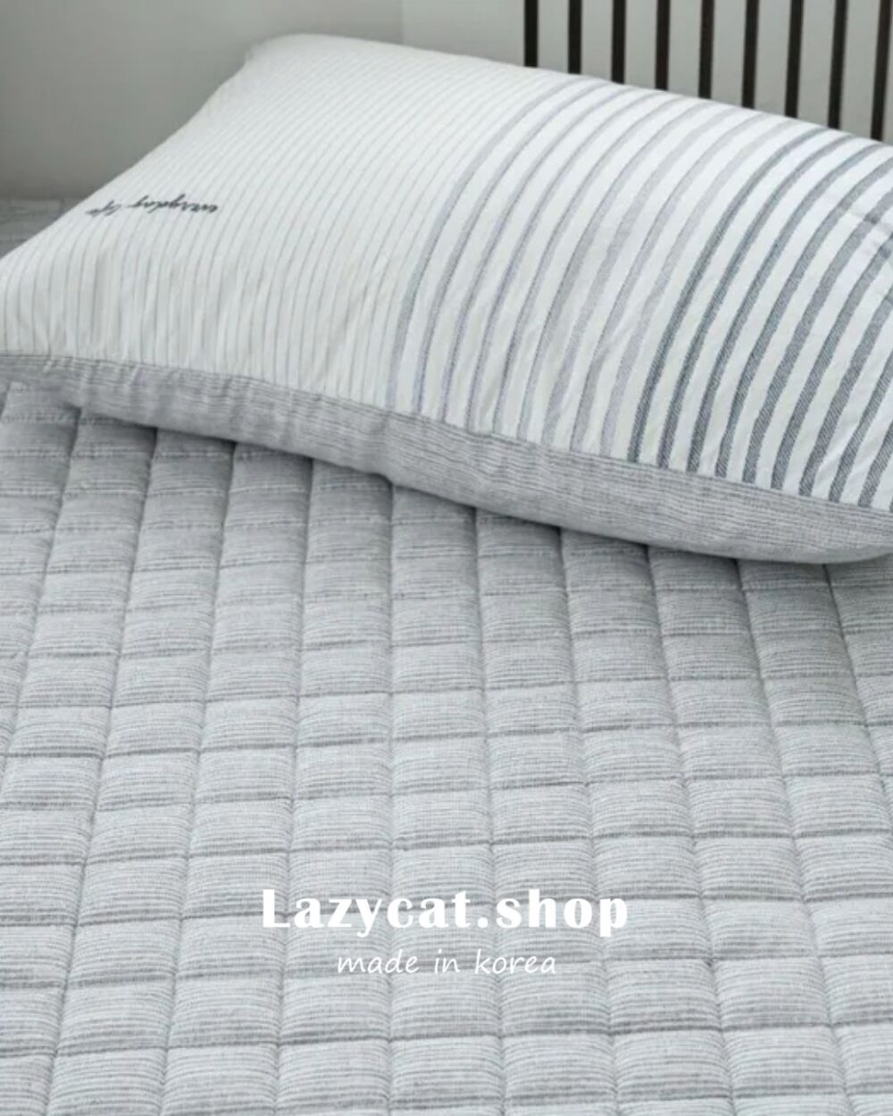 S18215 (1) (預購)【韓國四季被】正韓🇰🇷韓系文青條紋 厚款四季被