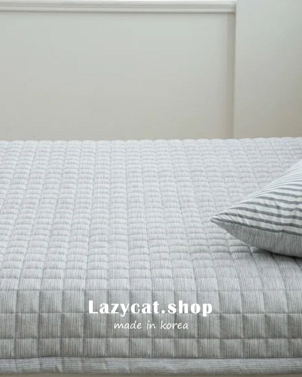 S18215 (12) (預購)【韓國四季被】正韓🇰🇷韓系文青條紋 厚款四季被
