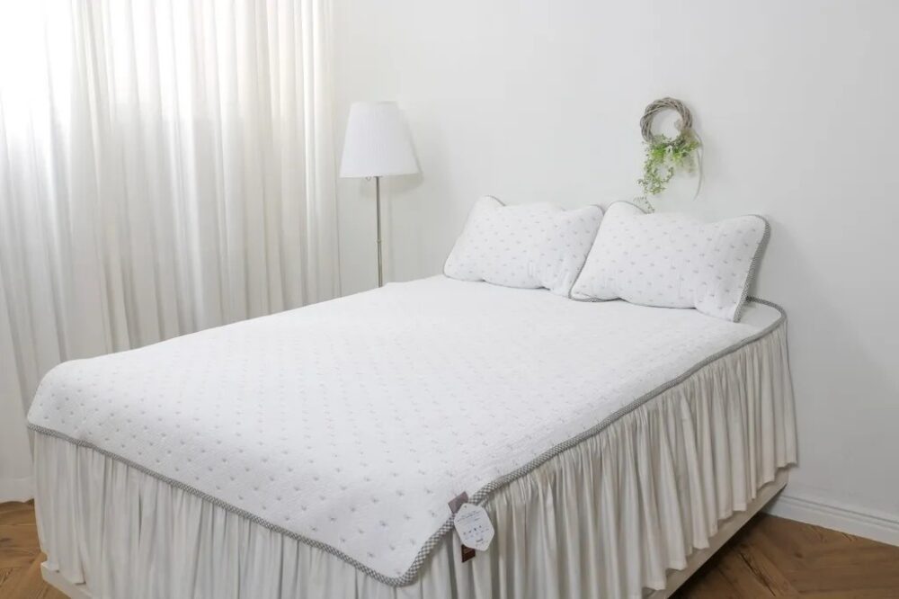 messageImage_1774846608502_0 (預購)【韓國床墊】正韓🇰🇷涼感點點蝴蝶結 涼感降溫床墊🧊