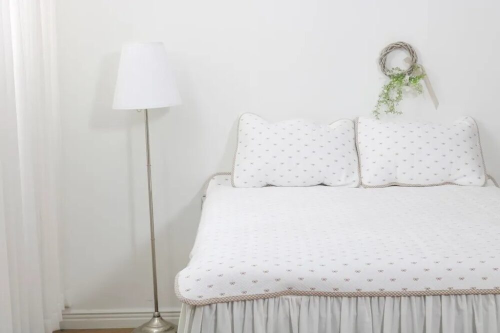 messageImage_1774846623175_0 (預購)【韓國床墊】正韓🇰🇷涼感點點蝴蝶結 涼感降溫床墊🧊