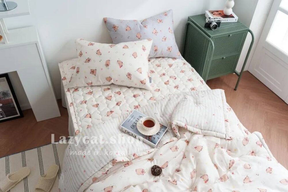 1718190_0 (預購)【韓國四季被】正韓🇰🇷卡皮巴拉🍊薄款四季被