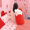 (現貨）【韓國限定】正版授權Hello Kitty三麗鷗聯名 居家用品-圓滾滾抱枕(贈購物袋)🎀