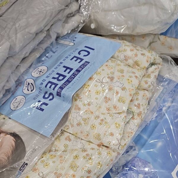 (現貨)【韓國涼被】正韓🇰🇷小狗蝴蝶結花園🧊天絲涼被