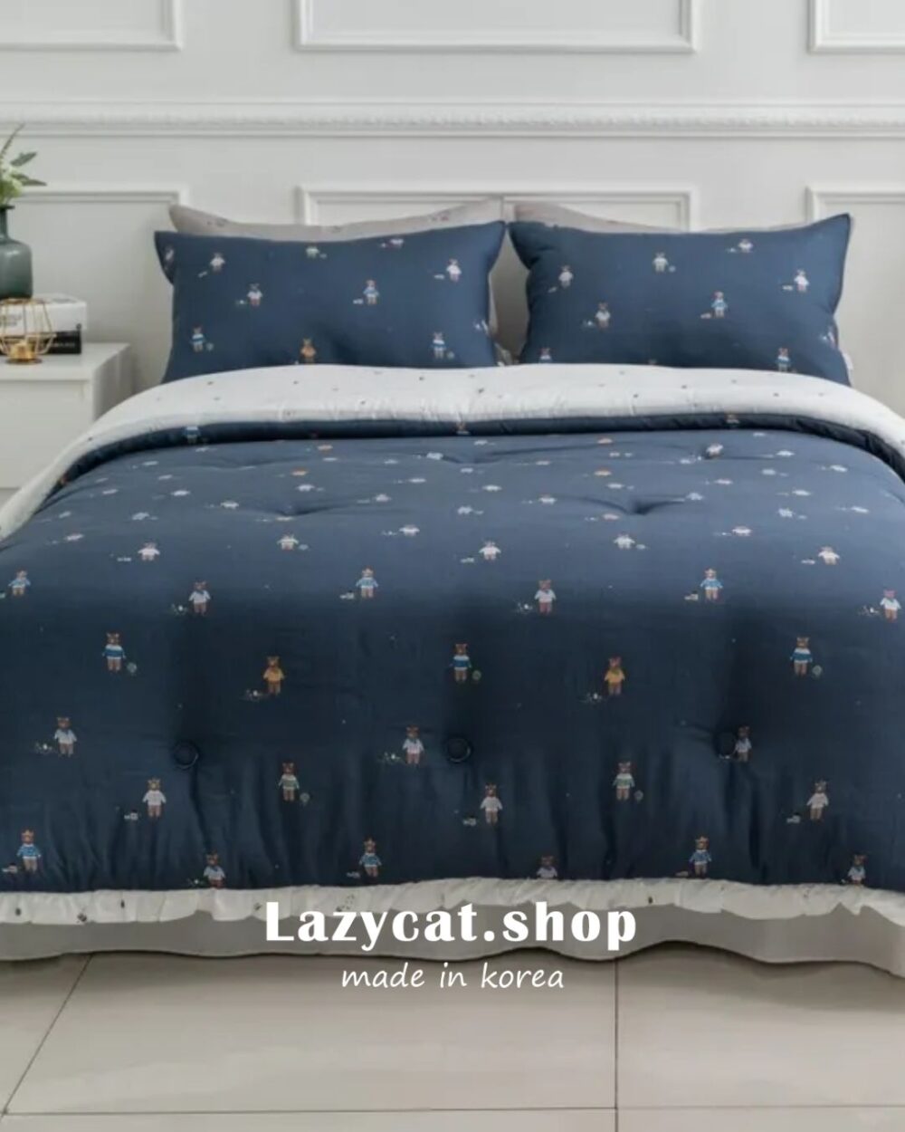 1838 (11) (預購)【韓國四季被】正韓🇰🇷眼鏡熊熊 薄款/厚款四季被🐻