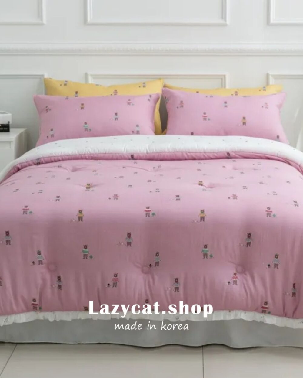 1838 (13) (預購)【韓國四季被】正韓🇰🇷眼鏡熊熊 薄款/厚款四季被🐻