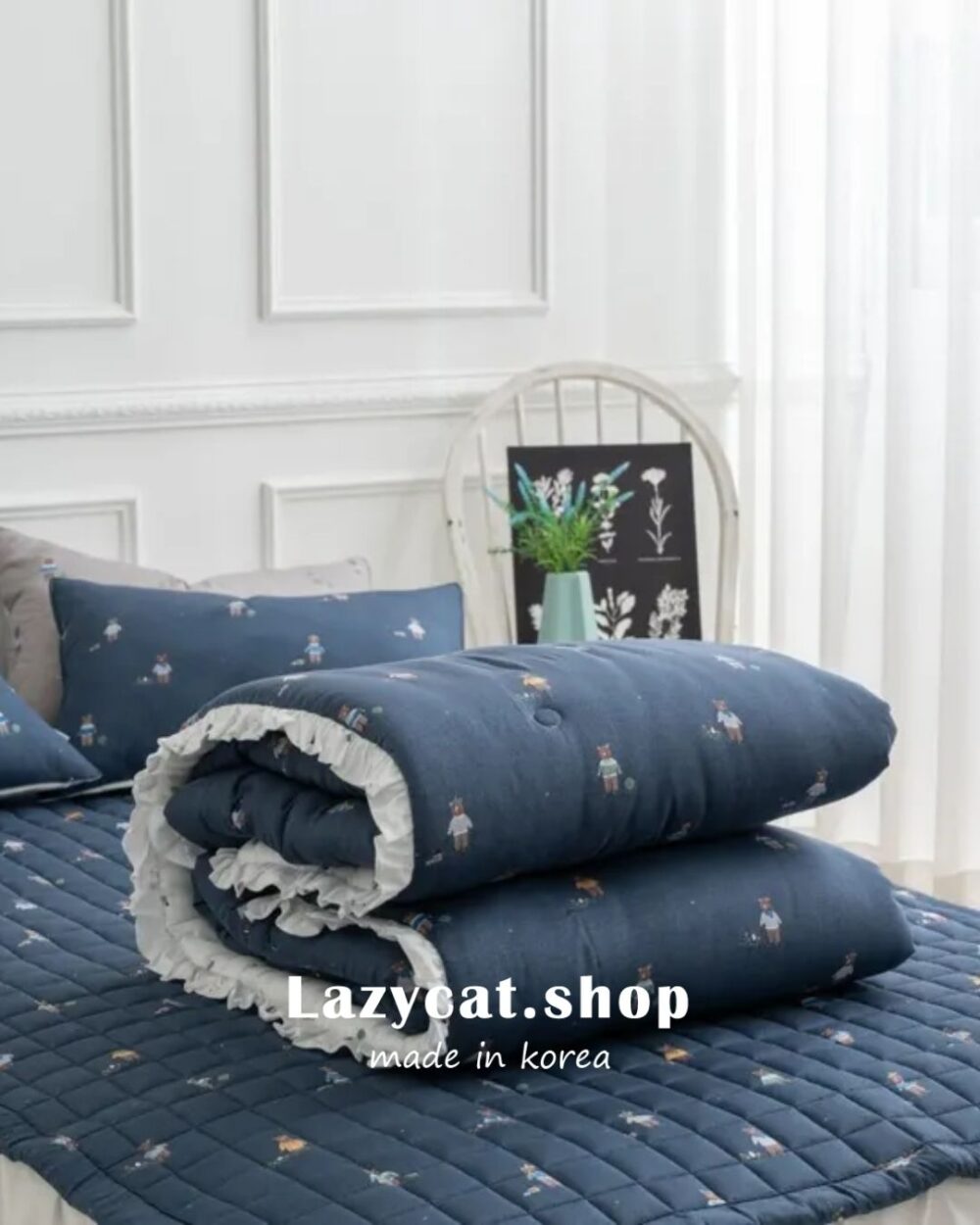 1838 (15) (預購)【韓國四季被】正韓🇰🇷眼鏡熊熊 薄款/厚款四季被🐻