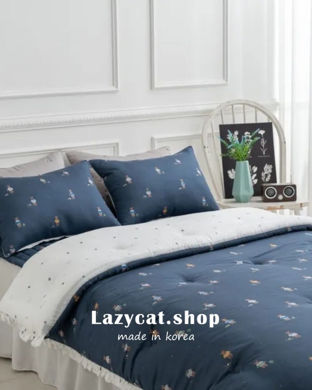 1838 (17) (預購)【韓國四季被】正韓🇰🇷眼鏡熊熊 薄款/厚款四季被🐻