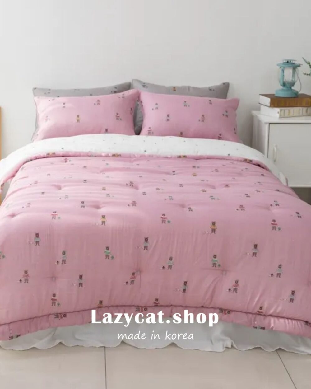 1838 (4) (預購)【韓國四季被】正韓🇰🇷眼鏡熊熊 薄款/厚款四季被🐻