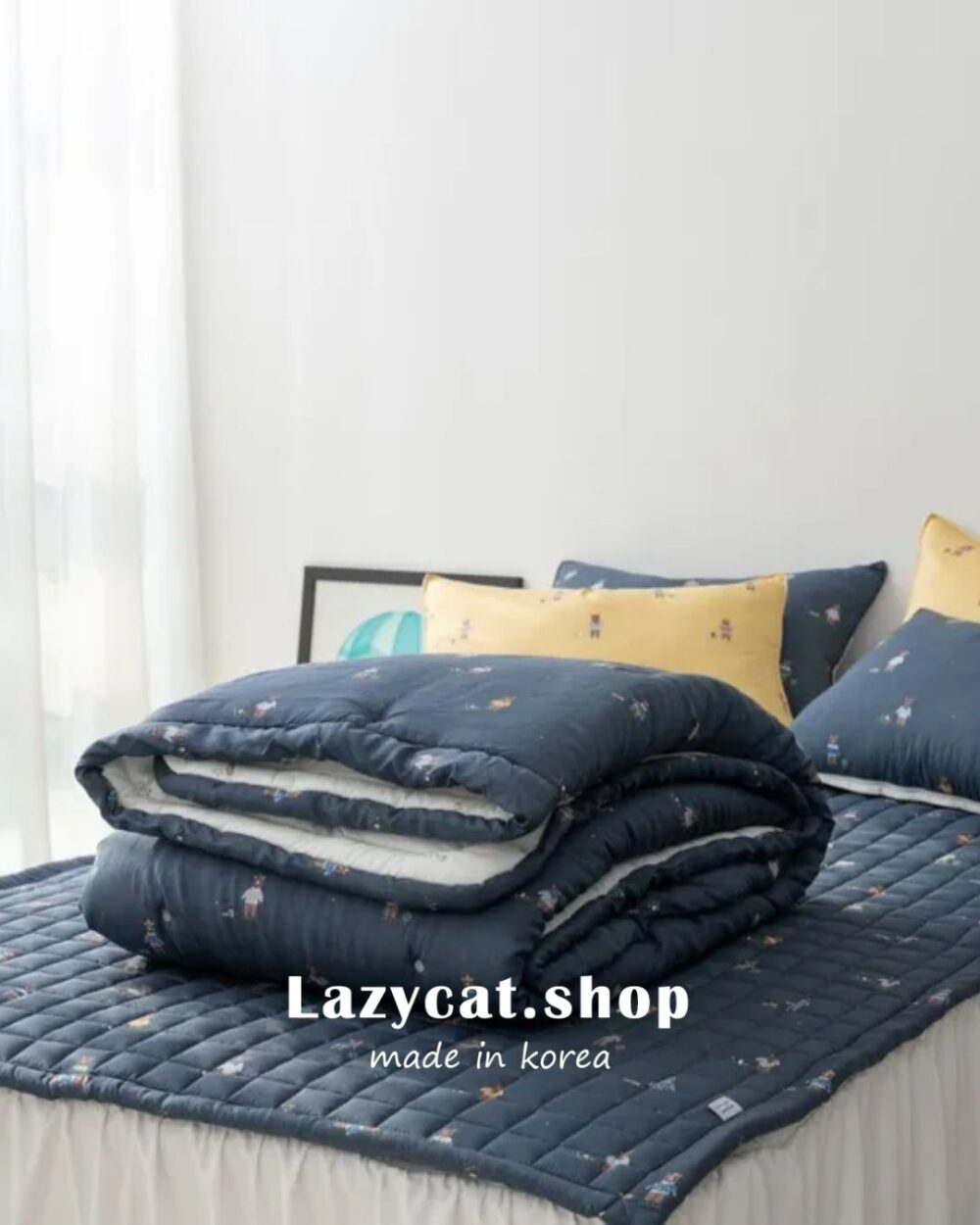 1838 (7) (預購)【韓國四季被】正韓🇰🇷眼鏡熊熊 薄款/厚款四季被🐻