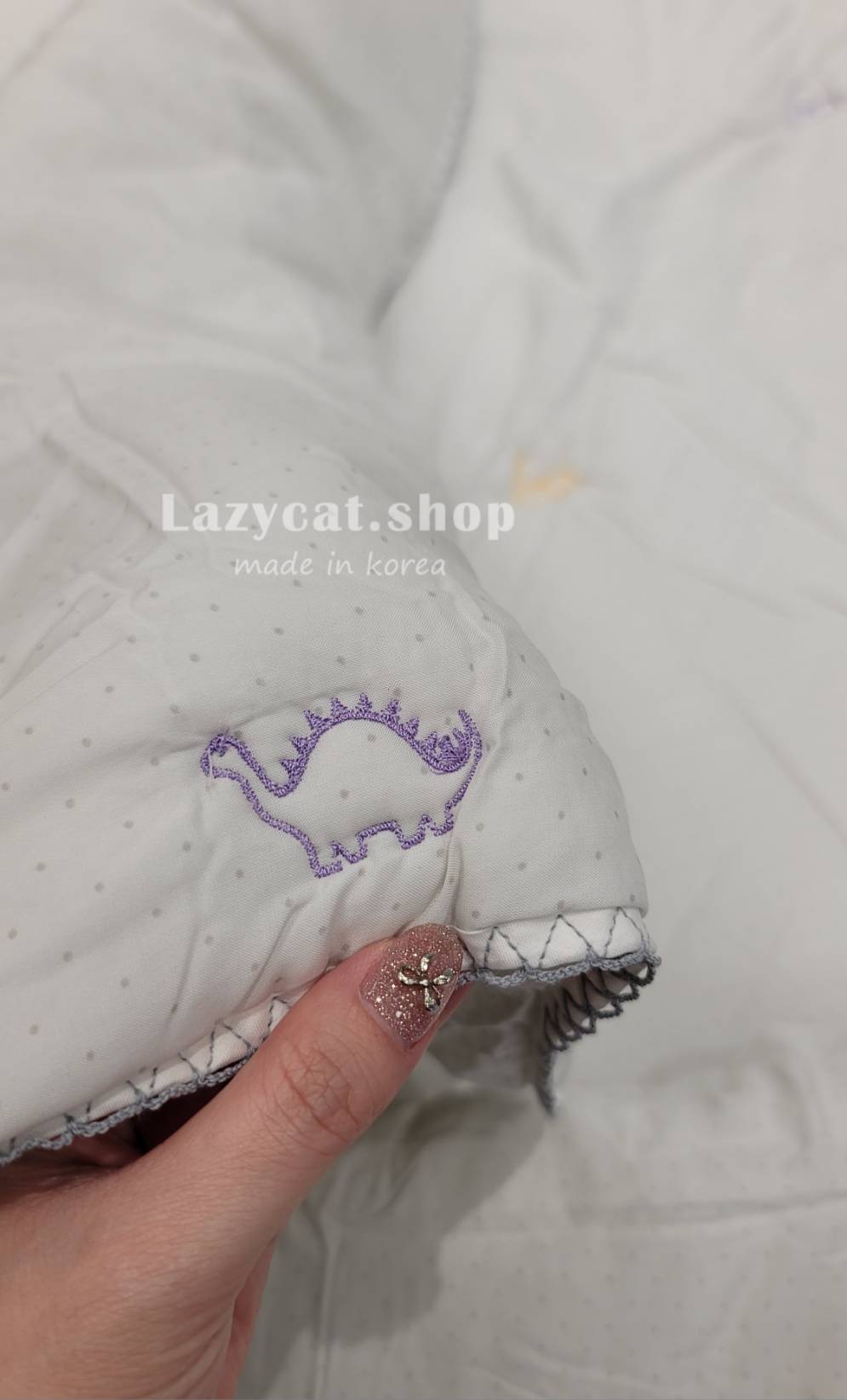 1973103_0 (預購)【韓國四季被】正韓🇰🇷彩色刺繡小恐龍🦕薄款四季被