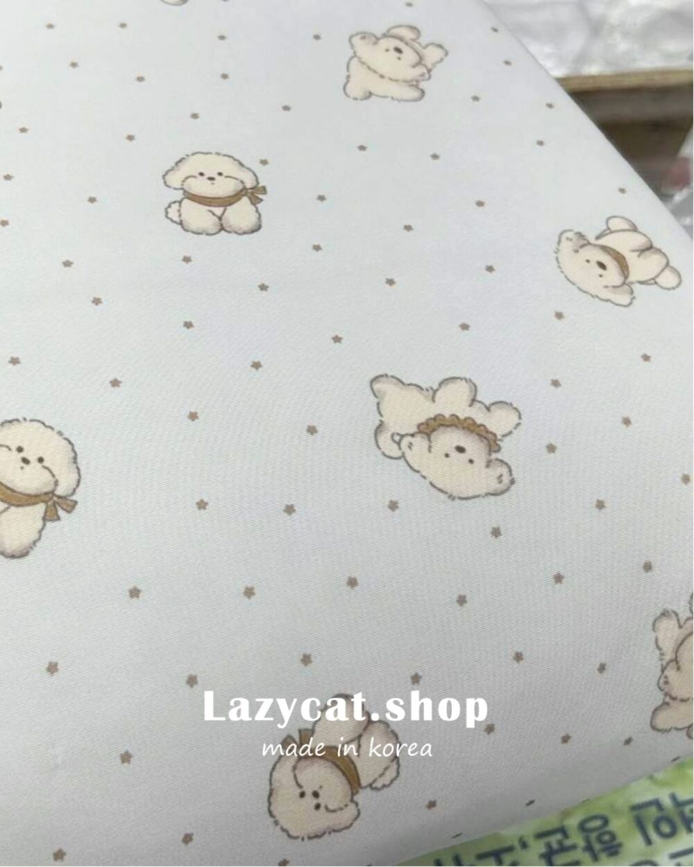 33 (預購)【韓國涼被】韓國OEM🇰🇷星星小黃狗/星星小黑貓 -7度涼被