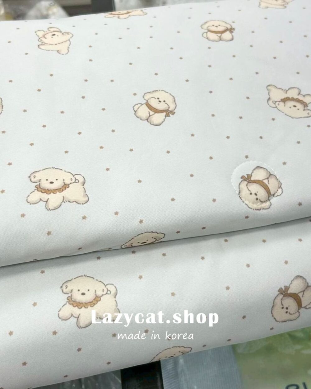 34 (預購)【韓國涼被】韓國OEM🇰🇷星星小黃狗/星星小黑貓 -7度涼被