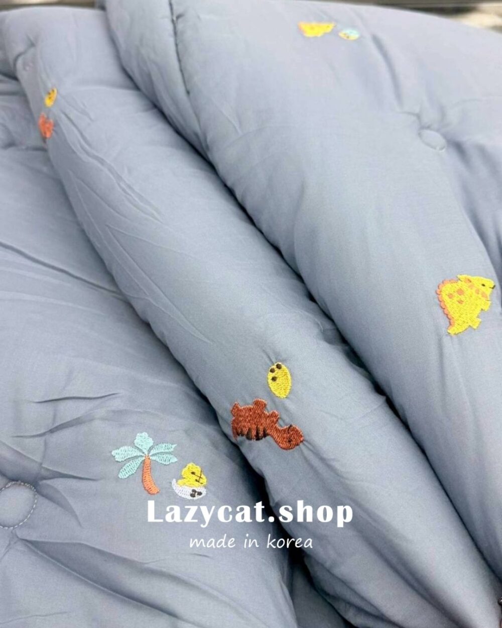 41 (預購)【韓國四季被】正韓🇰🇷刺繡侏儸紀恐龍🦖薄款/厚款四季被