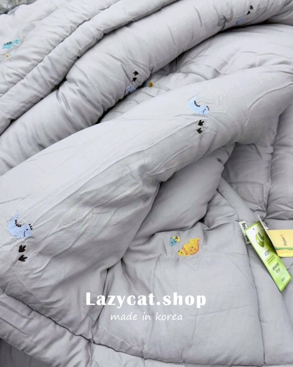 42 (預購)【韓國四季被】正韓🇰🇷刺繡侏儸紀恐龍🦖薄款/厚款四季被