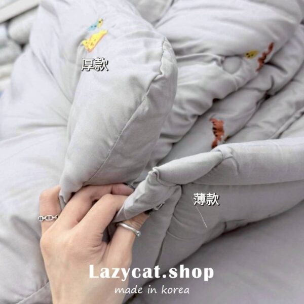 44 (預購)【韓國四季被】正韓🇰🇷刺繡侏儸紀恐龍🦖薄款/厚款四季被