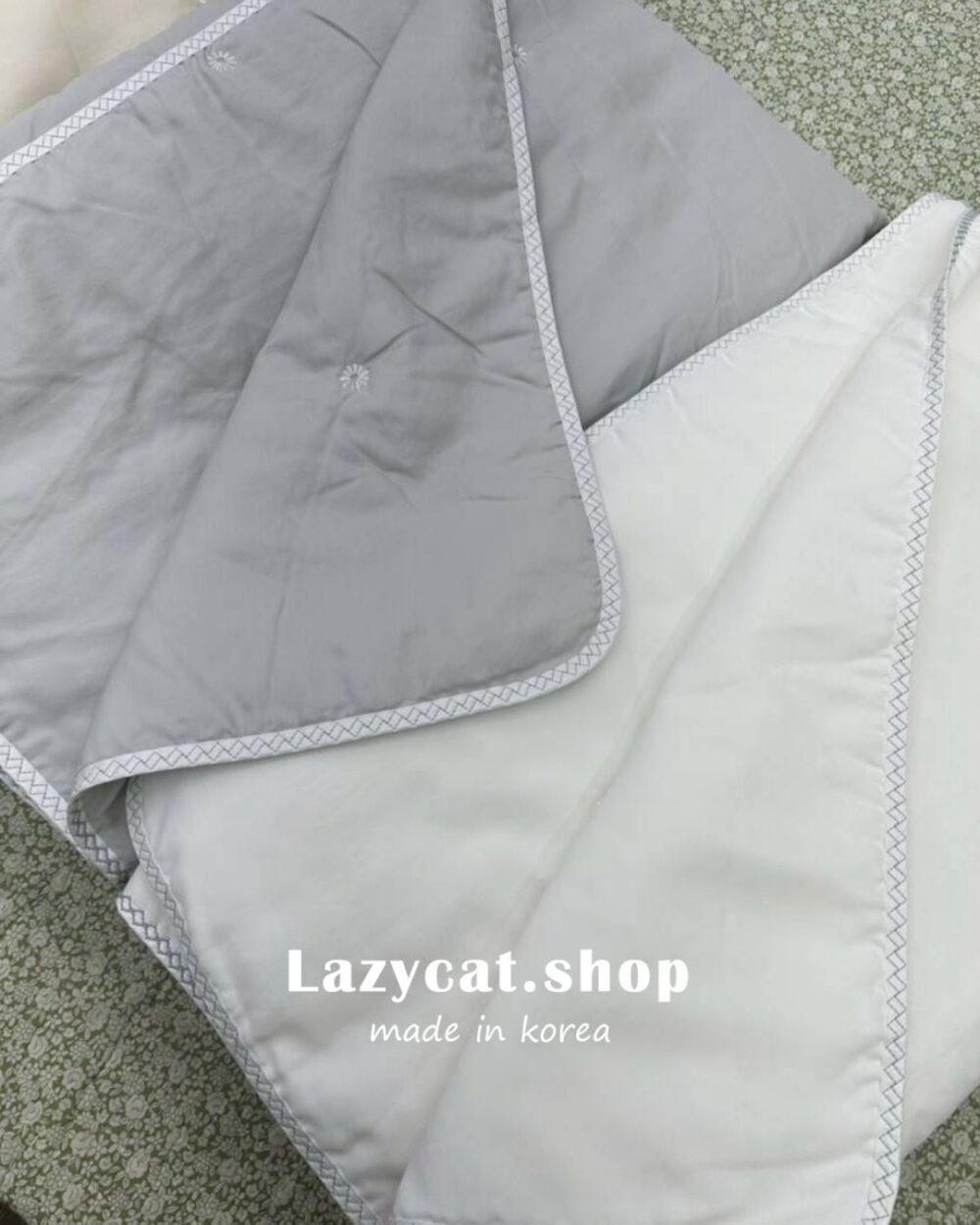 LINE_NOTE_260417_13 (預購)【韓國涼被】正韓🇰🇷涼感刺繡小雛菊🧊天絲涼被