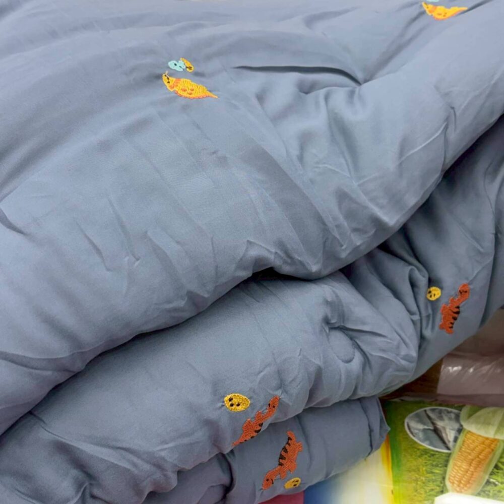 刺繡小恐龍 (9) (預購)【韓國四季被】正韓🇰🇷刺繡侏儸紀恐龍🦖薄款/厚款四季被