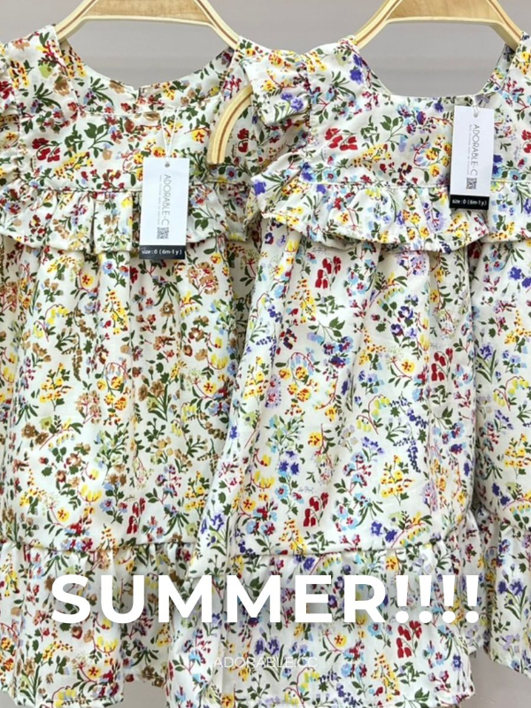 AC泰國童裝_SUMMER!!!!All_flower_FUN-18 【獨家開團】泰國選品🇹🇭A.C泰國童裝summer滿版碎花洋裝