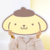 (預購)(限宅配)【韓國限定】布丁狗聯名寢具-布丁狗大頭摺疊桌