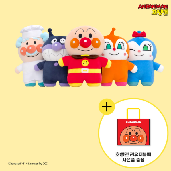 (預購)【韓國限定】麵包超人聯名好朋友系列-站姿玩偶