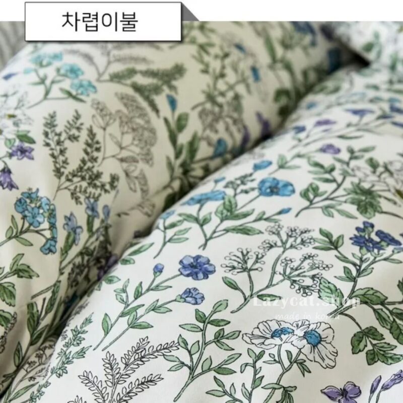 (預購)【韓國四季被】正韓🇰🇷滿版花草條紋 薄款四季被