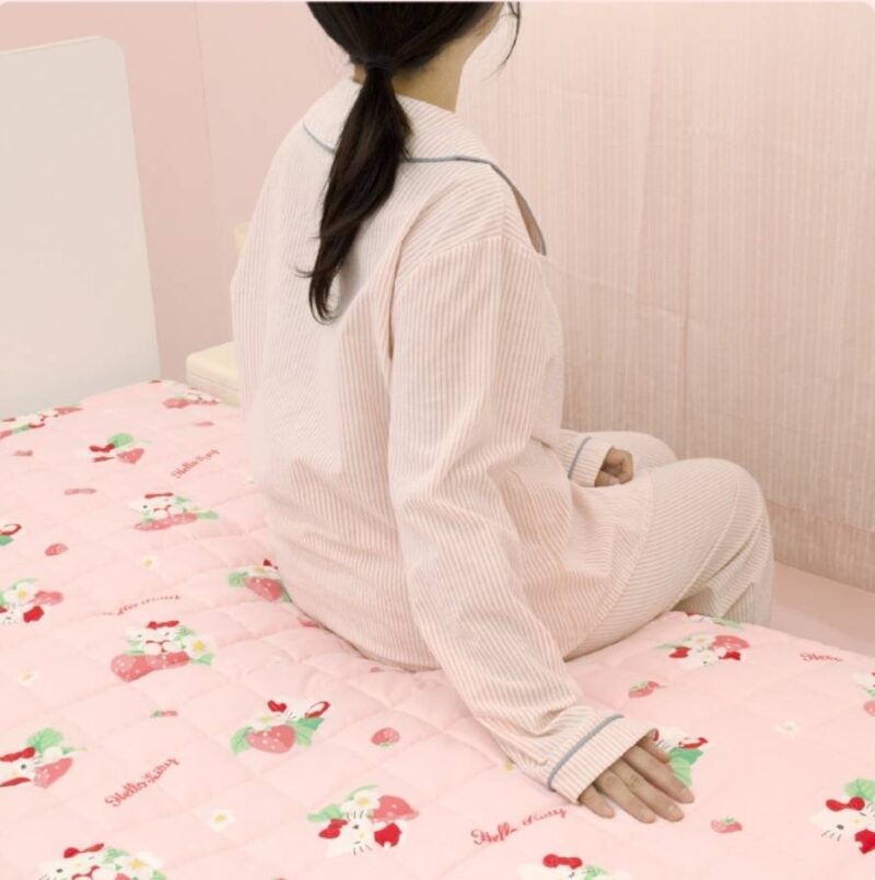(預購)【韓國限定】Hello Kitty聯名寢具第2彈-kitty四季被+枕套組